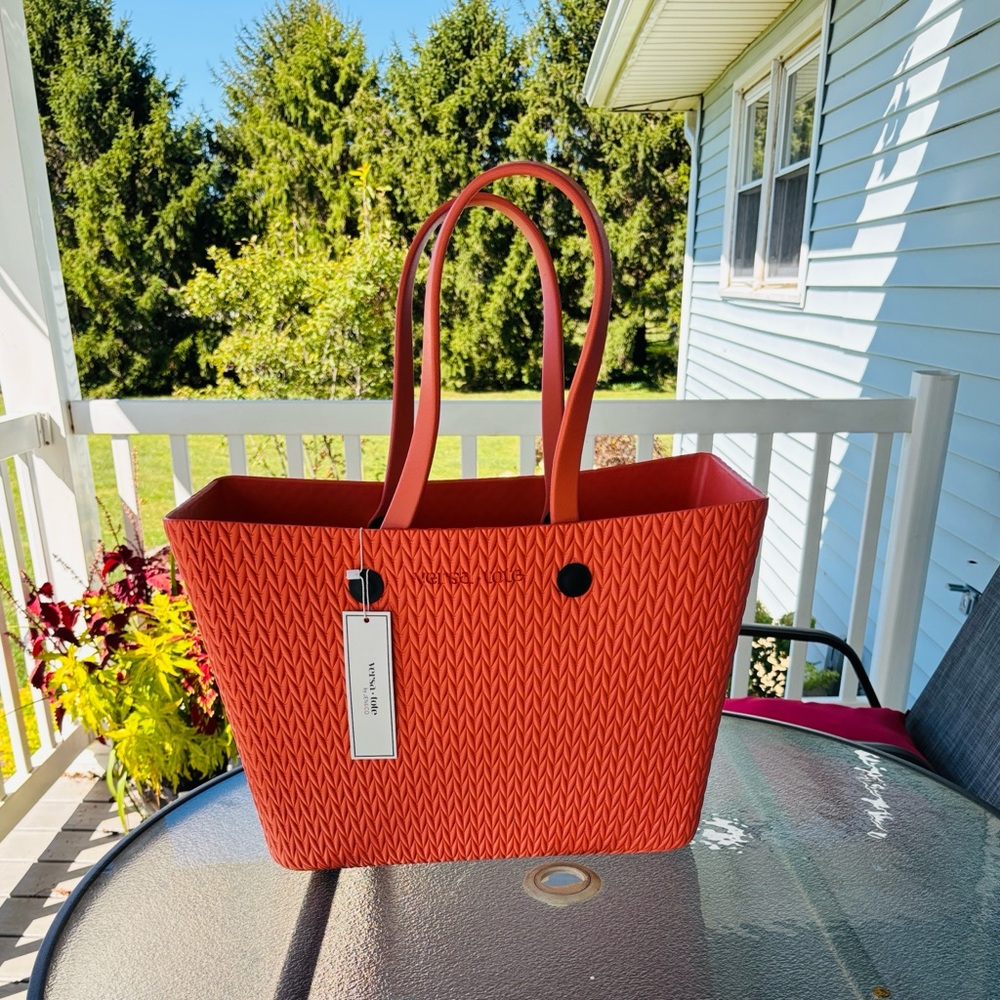 Jen & Co textured carry all tote